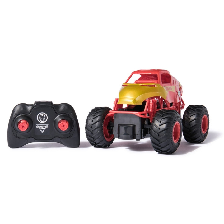 Monster Jam RC 1:24 Marvel Iron Man (6069959) in de groep SPEELGOED, KINDER- & BABYPRODUCTEN / Speelgoed / Speelgoedauto\'s bij TP E-commerce Nordic AB (C94217)