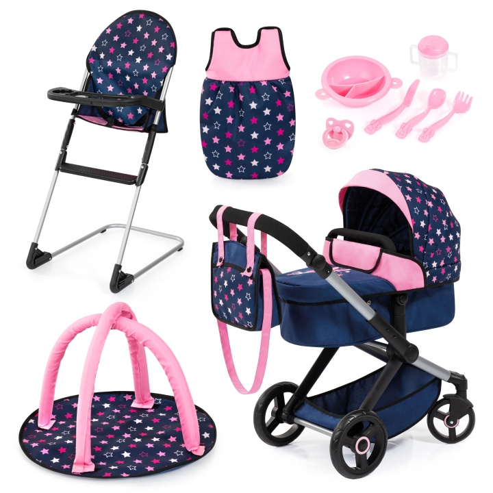 Bayer Poppenwagen Xeo deluxe set (17016AD) in de groep SPEELGOED, KINDER- & BABYPRODUCTEN / Speelgoed / Docks & Accessoires bij TP E-commerce Nordic AB (C94220)