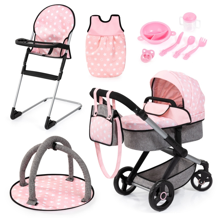 Bayer Poppenwagen Xeo deluxe set (17030AB) in de groep SPEELGOED, KINDER- & BABYPRODUCTEN / Speelgoed / Docks & Accessoires bij TP E-commerce Nordic AB (C94221)