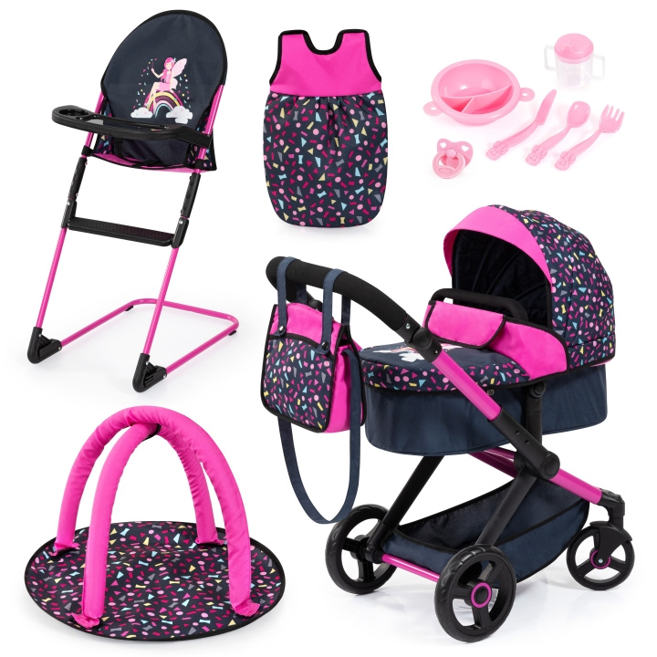 Bayer Poppenwagen Xeo deluxe set (17080AB) in de groep SPEELGOED, KINDER- & BABYPRODUCTEN / Speelgoed / Docks & Accessoires bij TP E-commerce Nordic AB (C94224)