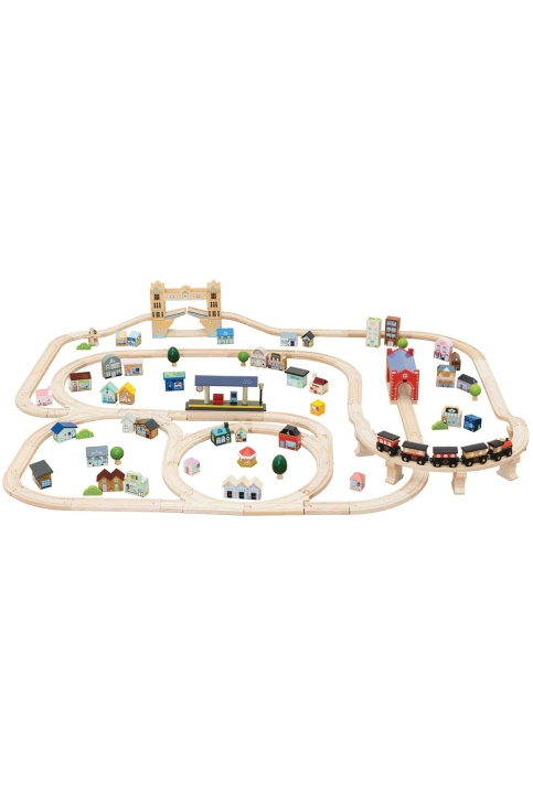 Le Toy Van Treinenset Londen - (LTV701) in de groep SPEELGOED, KINDER- & BABYPRODUCTEN / Speelgoed / Bouwspeelgoed / Bouwblokken bij TP E-commerce Nordic AB (C94281)