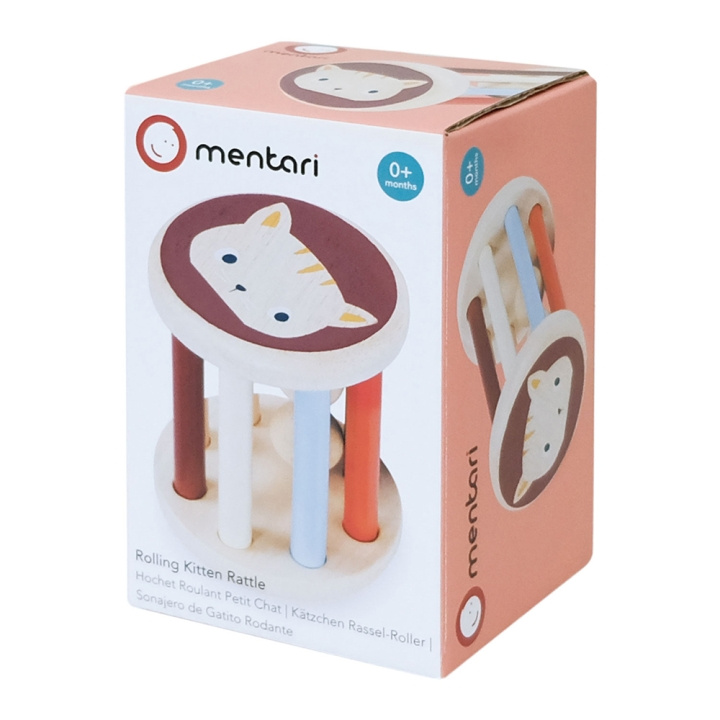 Mentari Rollende kitten rammelaar - (MT7111) in de groep SPEELGOED, KINDER- & BABYPRODUCTEN / Babyspeelgoed / Activiteitenspeelgoed bij TP E-commerce Nordic AB (C94354)