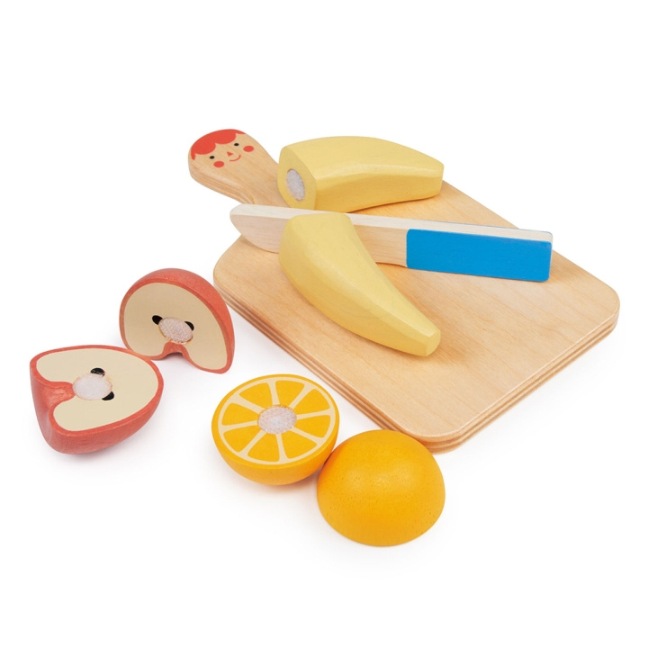 Mentari Snijplank - Smiley Fruit - (MT7408) in de groep SPEELGOED, KINDER- & BABYPRODUCTEN / Speelgoed / Speelset bij TP E-commerce Nordic AB (C94366)