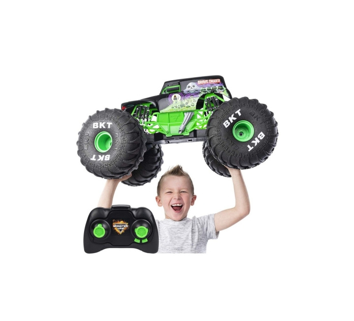 Monster Jam RC Mega Grave Digger (6046198) in de groep SPEELGOED, KINDER- & BABYPRODUCTEN / Op afstand bestuurbaar / Afstand bestuurbare auto\'s bij TP E-commerce Nordic AB (C94399)