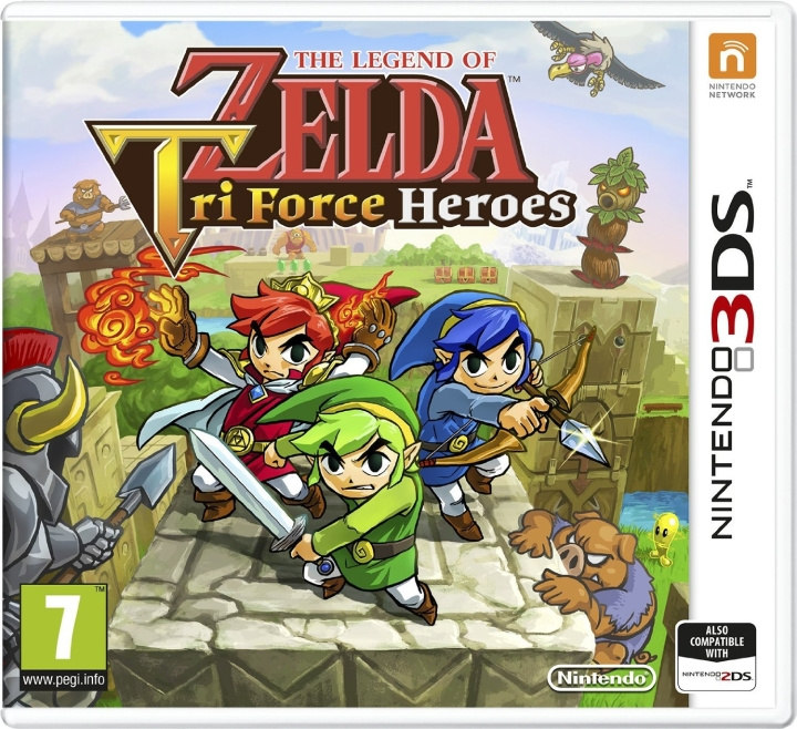 Nintendo The Legend of Zelda: Tri Force Heroes (3DS) in de groep HOME ELECTRONICS / Spelconsoles en accessoires / Nintendo 3DS bij TP E-commerce Nordic AB (C94411)