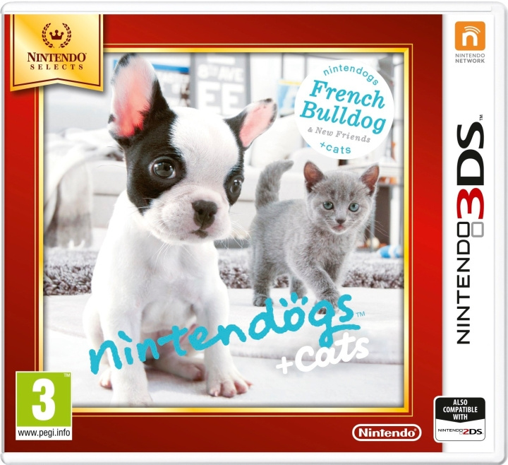 Nintendogs and Cats 3D: French Bulldog (3DS) in de groep HOME ELECTRONICS / Spelconsoles en accessoires / Nintendo 3DS bij TP E-commerce Nordic AB (C94419)