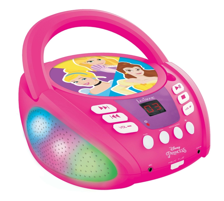 Lexibook Disney Princess - Bluetooth CD-speler (RCD109DP) in de groep HOME ELECTRONICS / Audio & Beeld / Thuisbioscoop, Hifi en Draagbaar / Draagbare audiospelers / CD spelers bij TP E-commerce Nordic AB (C94470)