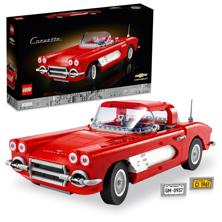 LEGO Icons - Chevrolet Corvette 1961 (10321.) in de groep SPEELGOED, KINDER- & BABYPRODUCTEN / Speelgoed / Bouwspeelgoed / Lego bij TP E-commerce Nordic AB (C94579)