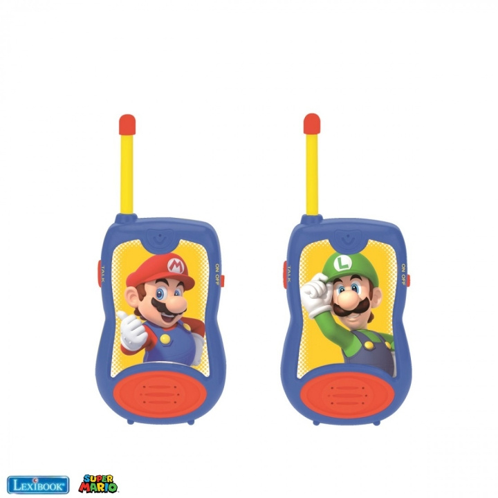 Lexibook Super Mario - Walkie Talkie (120 m) (20217) in de groep SPEELGOED, KINDER- & BABYPRODUCTEN / Speelgoed / Elektronica en media / Andere elektronica en media bij TP E-commerce Nordic AB (C94628)