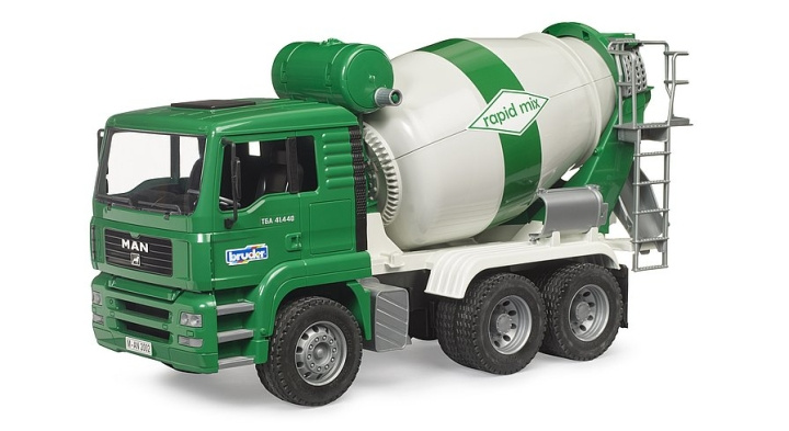 Bruder MAN TGA Cementmixer vrachtwagen (02739) in de groep SPEELGOED, KINDER- & BABYPRODUCTEN / Speelgoed / Speelgoedauto\'s bij TP E-commerce Nordic AB (C94656)