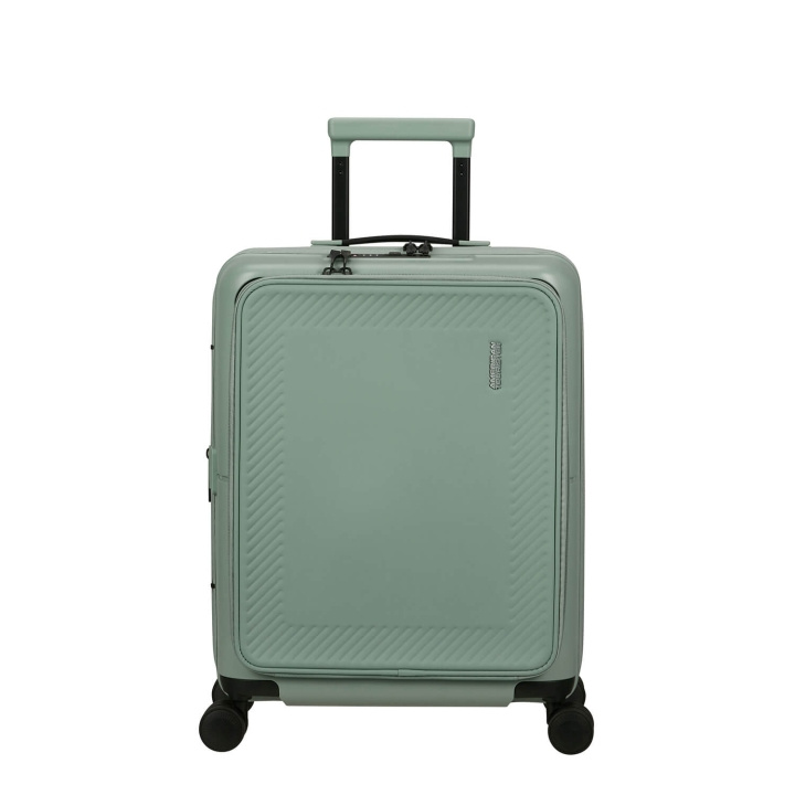 American Tourister Resväska DashPop Spinner 55/23 Front Pocket Laptop Iceberg Green in de groep SPORT, VRIJE TIJD & HOBBY / Reisaccessoires / Koffers bij TP E-commerce Nordic AB (C94699)