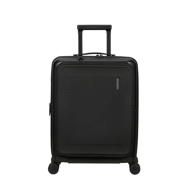 American Tourister Resväska DashPop Spinner 55/23 Front Pocket Laptop True Black in de groep SPORT, VRIJE TIJD & HOBBY / Reisaccessoires / Koffers bij TP E-commerce Nordic AB (C94700)