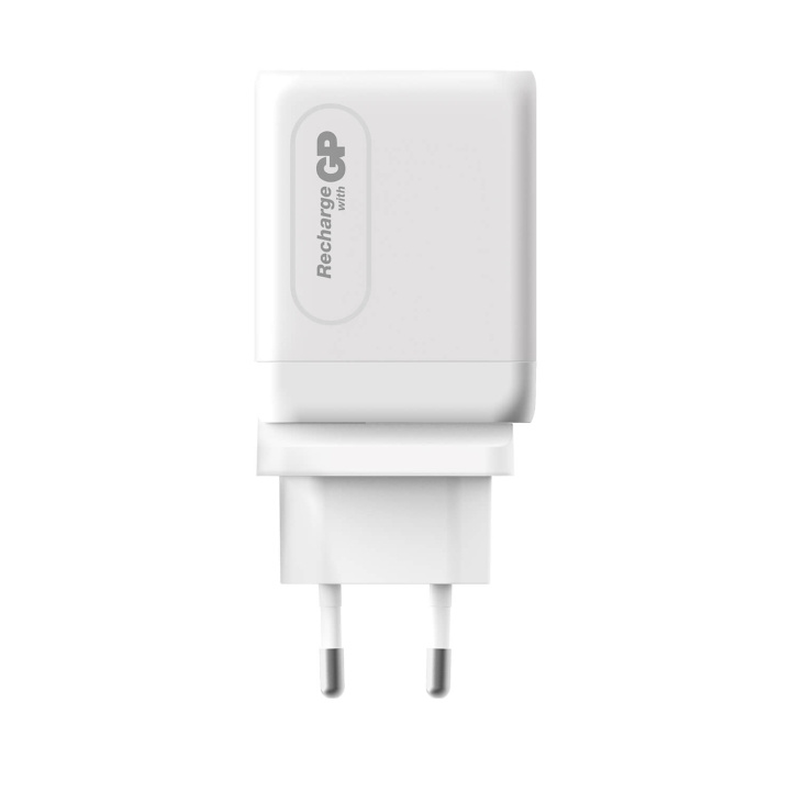 GP Väggladdare GaN PD 65W Inkl Reseadapter in de groep SMARTPHONE & TABLETS / Opladers & Kabels / Wandoplader bij TP E-commerce Nordic AB (C94734)