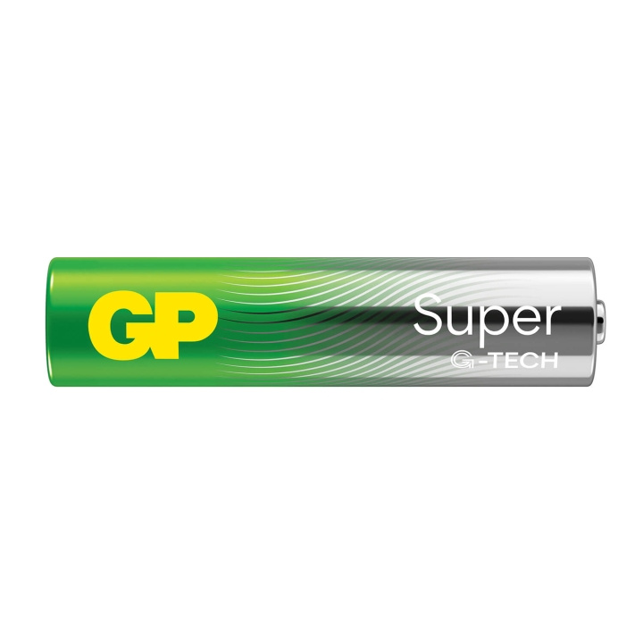 GP Batteri Super Alkaline AAA LR03 4-Pack in de groep HOME ELECTRONICS / Batterijen & Opladers / Batterijen / AAA bij TP E-commerce Nordic AB (C94736)