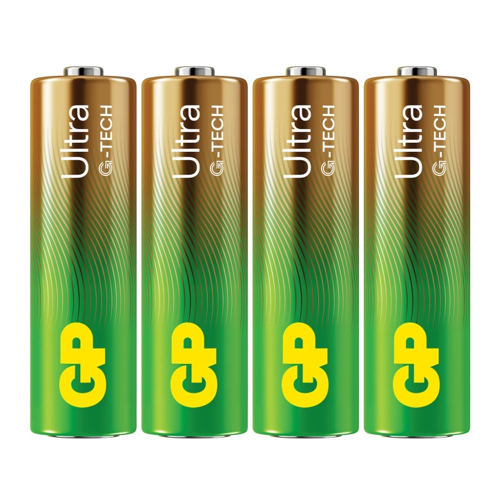 GP Batteri Ultra Alkaline AA LR6 4-Pack in de groep HOME ELECTRONICS / Batterijen & Opladers / Batterijen / Batterijen voor hoortoestellen bij TP E-commerce Nordic AB (C94742)