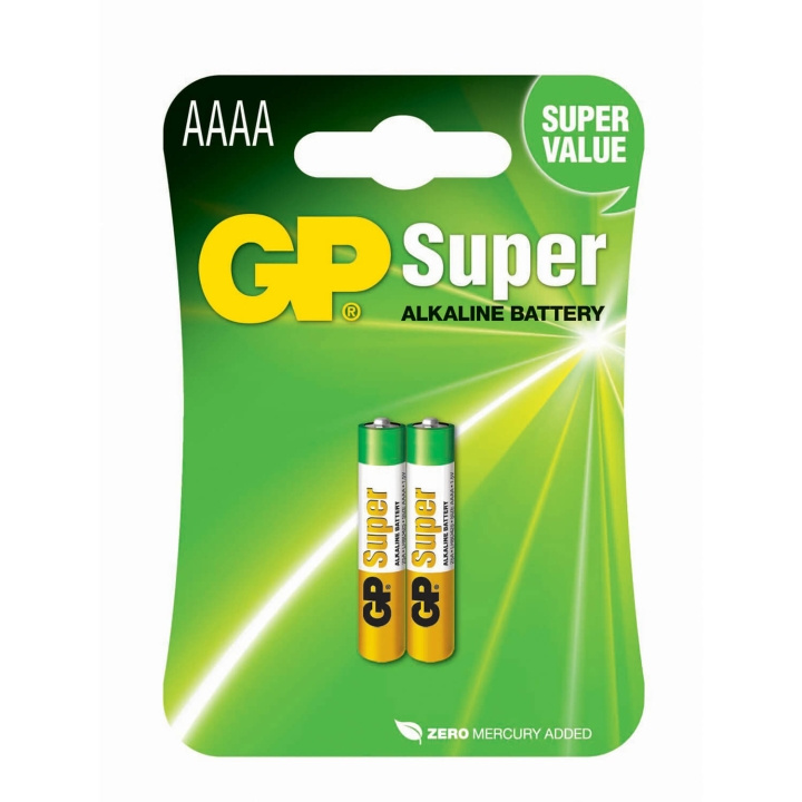 GP Batteri Alkaline AAAA LR61 2-Pack in de groep HOME ELECTRONICS / Batterijen & Opladers / Batterijen / Overigen bij TP E-commerce Nordic AB (C94753)