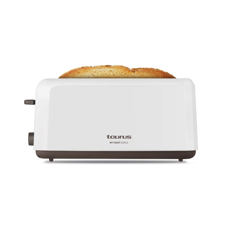 Taurus Brödrost Mytoast Duplo Två Slot Lång Vit in de groep HUISHOUDEN & TUIN / Huishoudelijke apparaten / Broodroosters & Broodgrills / Broodroosters bij TP E-commerce Nordic AB (C94788)