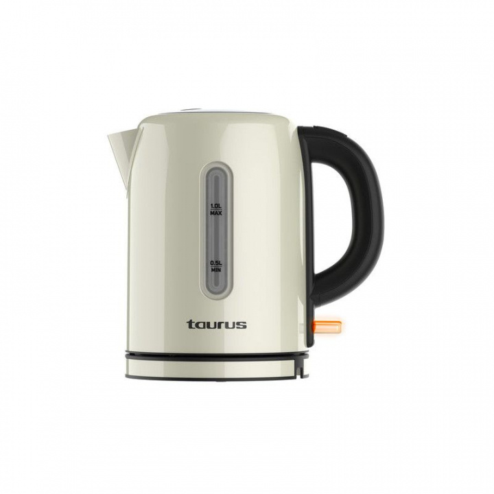 Taurus Vattenkokare Kettle 2200W Vintage Cream 1L in de groep HUISHOUDEN & TUIN / Huishoudelijke apparaten / Water & Sap / Waterkokers bij TP E-commerce Nordic AB (C94790)