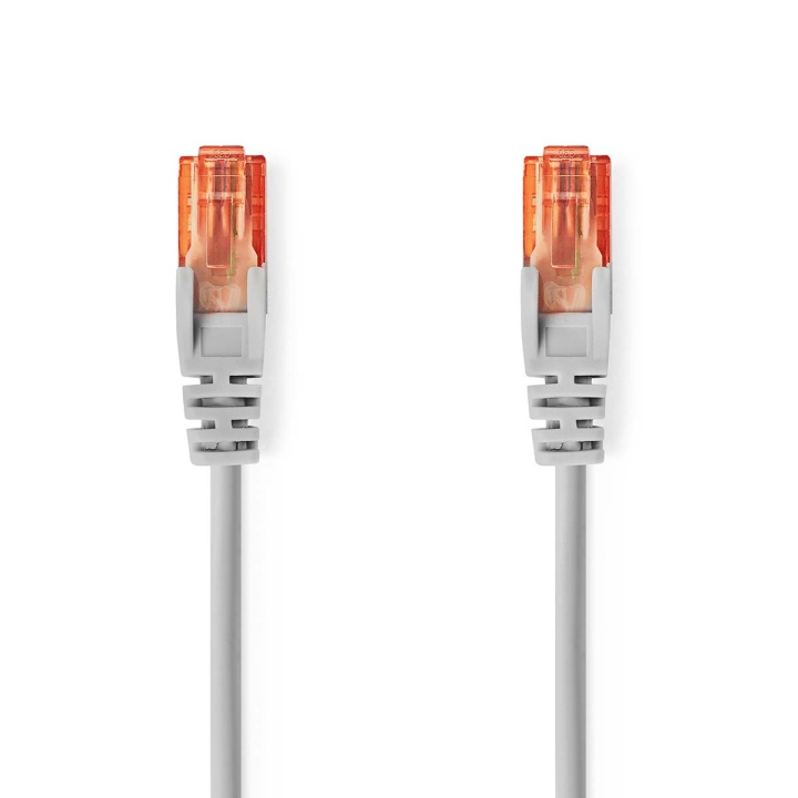 Nedis CAT6 Netwerkkabel | RJ45 Male | RJ45 Male | U/UTP | 0.25 m | Rond | PVC | Grijs | Label in de groep COMPUTERS & RANDAPPARATUUR / Computerkabels / Netwerkkabels / Cat6 bij TP E-commerce Nordic AB (C94830)