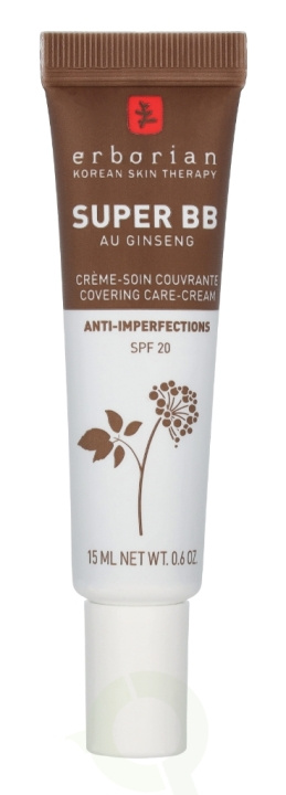 Erborian Super BB Covering Care-Cream SPF20 15 ml Chocolate in de groep BEAUTY & HEALTH / Huidsverzorging / Gezicht / Gezichtscrèmes bij TP E-commerce Nordic AB (C94911)