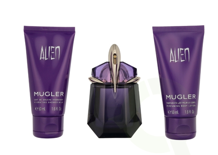 Thierry Mugler Alien Giftset 130 ml Edp Spray 30ml/Lotion 50ml/Shower Gel 50ml in de groep BEAUTY & HEALTH / Cadeausets / Cadeausets voor haar bij TP E-commerce Nordic AB (C94967)