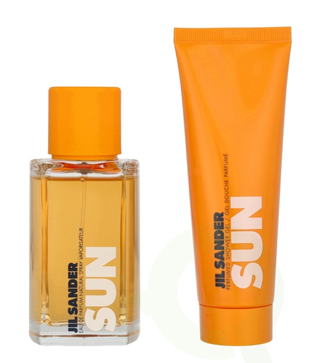 Jil Sander Sun Women Giftset 150 ml Edp Spray 75ml/Shower Gel 75ml in de groep BEAUTY & HEALTH / Cadeausets / Cadeausets voor haar bij TP E-commerce Nordic AB (C94988)