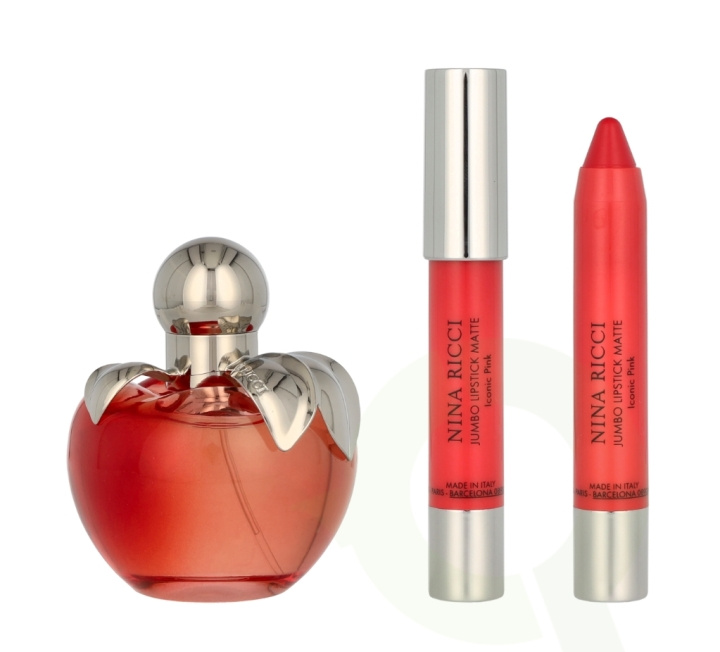 Nina Ricci Nina Loves You Giftset 52.5 ml Edt Spray 50ml/Lipstick 2,5gr in de groep BEAUTY & HEALTH / Cadeausets / Cadeausets voor haar bij TP E-commerce Nordic AB (C94996)