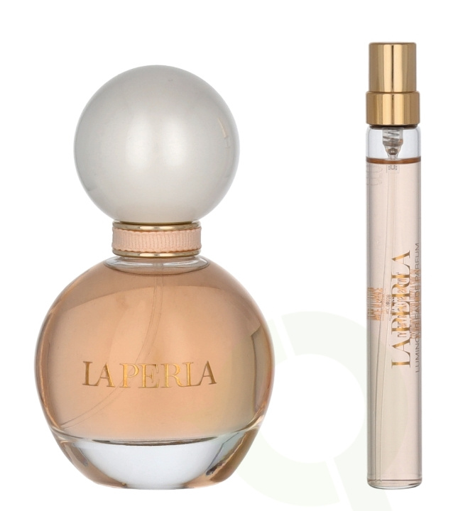 La Perla Luminous Giftset 60 ml Edp Spray 50ml/Edp Spray 10ml in de groep BEAUTY & HEALTH / Cadeausets / Cadeausets voor haar bij TP E-commerce Nordic AB (C95008)