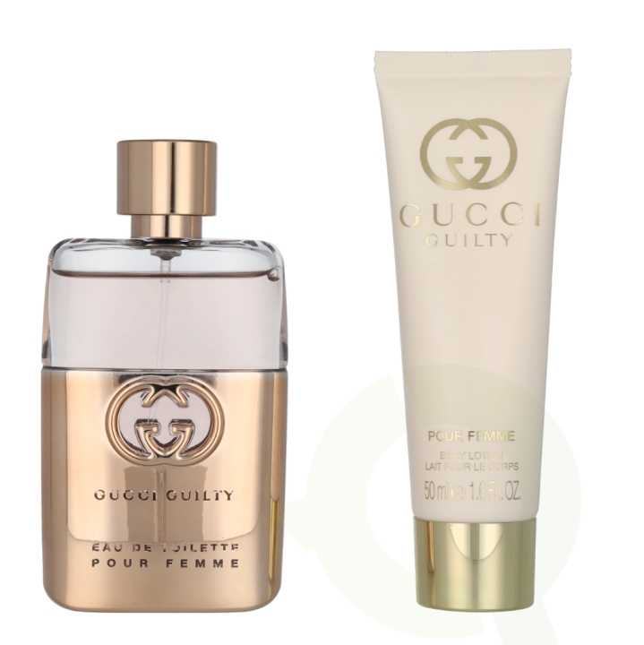 Gucci Guilty Pour Femme Giftset 100 ml Edt Spray 50ml/Body Lotion 50ml in de groep BEAUTY & HEALTH / Cadeausets / Cadeausets voor haar bij TP E-commerce Nordic AB (C95013)