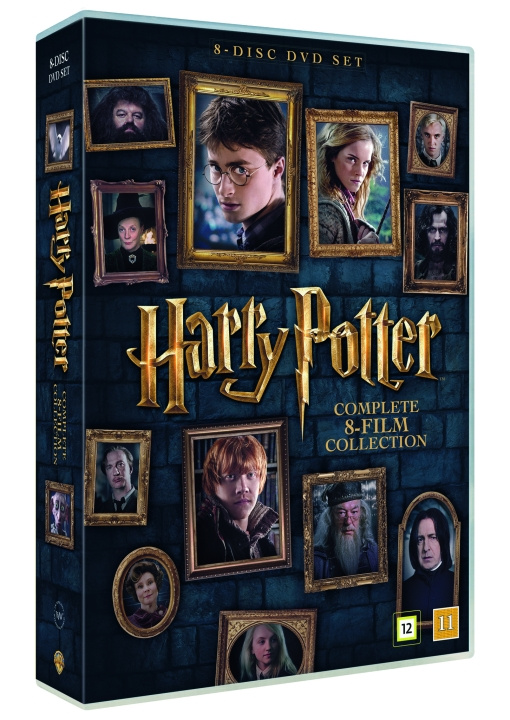 Harry Potter: De complete verzameling van 8 films (8-disc) - DVD in de groep HOME ELECTRONICS / Audio & Beeld / TV & Accessoires / Films / DVD bij TP E-commerce Nordic AB (C95045)