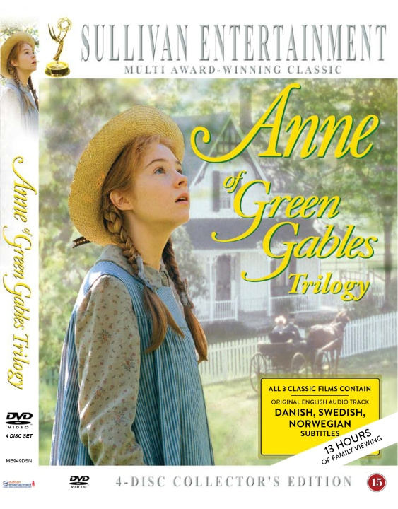 Anne fra Grønnebakken: Den komplette samling (4 Disc) - DVD (Nordic version) Anne from Green Gables The original miniseries in de groep HOME ELECTRONICS / Audio & Beeld / TV & Accessoires / Films / DVD bij TP E-commerce Nordic AB (C95054)