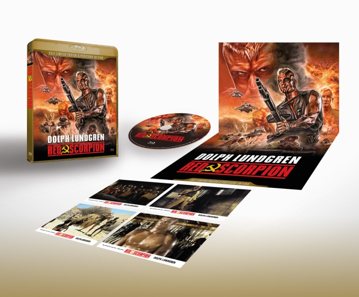 Red Scorpion - True Classics - Dolph Lundgren Limited Edition Version Blu-Ray with Poster and Cards in the box in de groep HOME ELECTRONICS / Audio & Beeld / TV & Accessoires / Films / Blu-ray bij TP E-commerce Nordic AB (C95221)