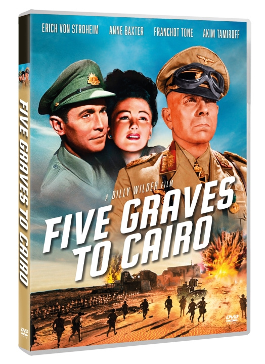 Five Graves to Cairo in de groep HOME ELECTRONICS / Audio & Beeld / TV & Accessoires / Films / DVD bij TP E-commerce Nordic AB (C95296)