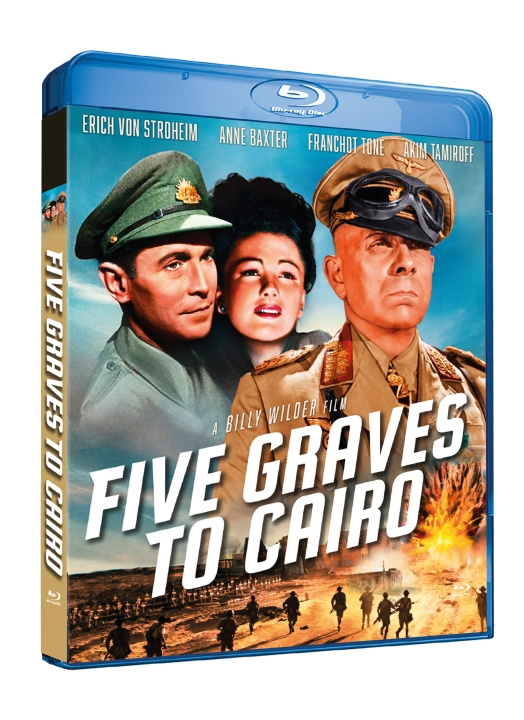 Five Graves to Cairo in de groep HOME ELECTRONICS / Audio & Beeld / TV & Accessoires / Films / Blu-ray bij TP E-commerce Nordic AB (C95297)