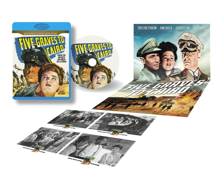 Five Graves to Cairo in de groep HOME ELECTRONICS / Audio & Beeld / TV & Accessoires / Films / Blu-ray bij TP E-commerce Nordic AB (C95298)