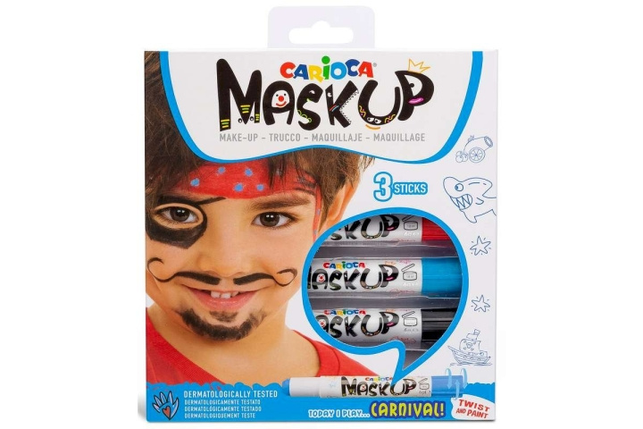 CARIOCA Mask Up - Make-up Sticks - Carnaval (3 stuks) (809492) in de groep SPEELGOED, KINDER- & BABYPRODUCTEN / Speelgoed / Ambachten bij TP E-commerce Nordic AB (C95361)