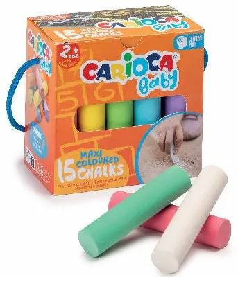 CARIOCA Baby maxikrijt (15 stuks) (809443) in de groep SPEELGOED, KINDER- & BABYPRODUCTEN / Speelgoed / Ambachten bij TP E-commerce Nordic AB (C95363)