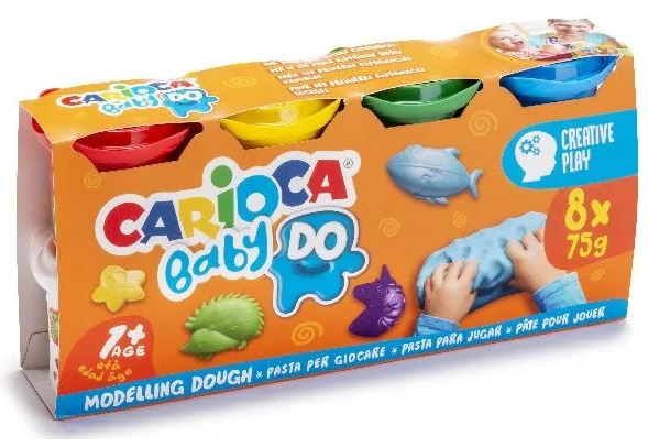 CARIOCA Babydeeg (8x75gr.) (809446) in de groep SPEELGOED, KINDER- & BABYPRODUCTEN / Speelgoed / Ambachten bij TP E-commerce Nordic AB (C95365)