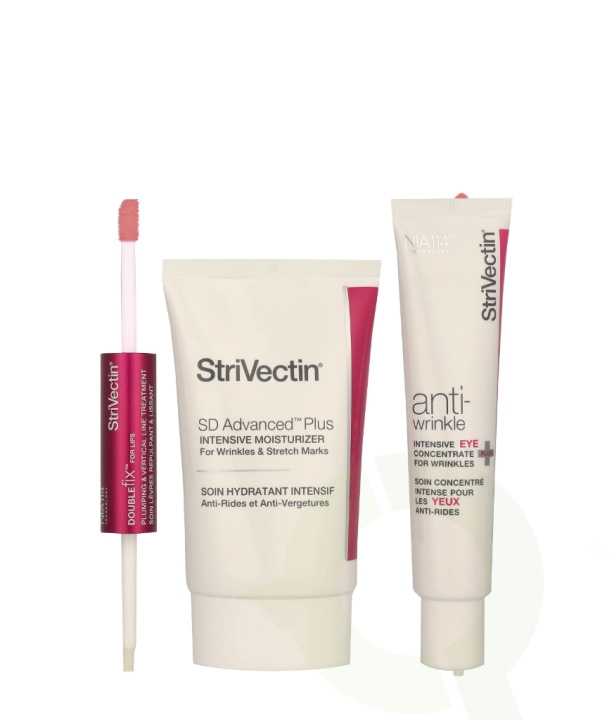 StriVectin Anti-Wrinkle Smooth & Plump Kit 100 ml Eye Cream 30ml/Moisturizer 60ml/Lips 10ml in de groep BEAUTY & HEALTH / Cadeausets / Cadeausets voor haar bij TP E-commerce Nordic AB (C95556)