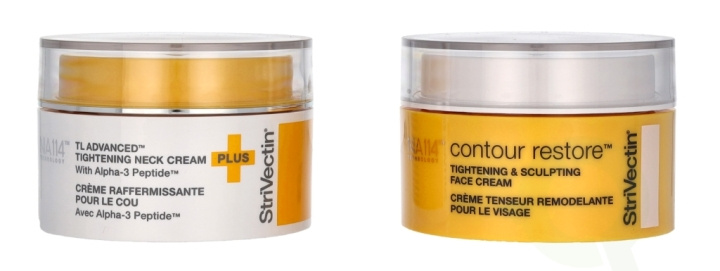 StriVectin Tighten & Sculpt Kit 100 ml Neck Cream 50ml/Face Cream 50ml in de groep BEAUTY & HEALTH / Cadeausets / Cadeausets voor haar bij TP E-commerce Nordic AB (C95557)