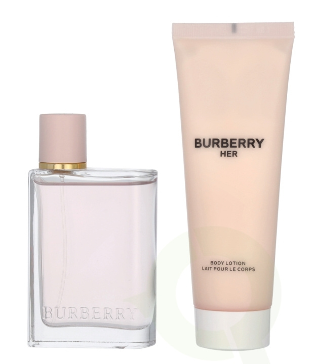 Burberry Her Giftset 125 ml Edp Spray 50ml/Body Lotion 75ml in de groep BEAUTY & HEALTH / Cadeausets / Cadeausets voor haar bij TP E-commerce Nordic AB (C95718)