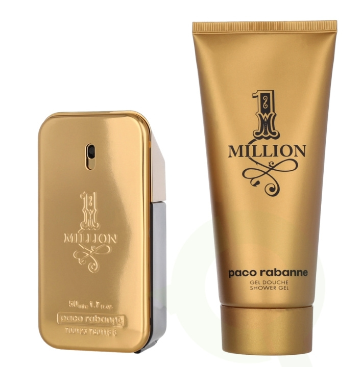 Paco Rabanne 1 Million Giftset 150 ml Edt Spray 50ml/Shower Gel 100ml in de groep BEAUTY & HEALTH / Cadeausets / Cadeausets voor hem bij TP E-commerce Nordic AB (C95719)