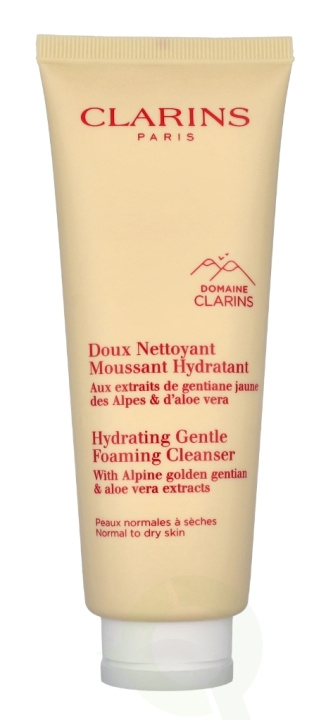 Clarins Hydrating Gentle Foaming Cleanser 125 ml Normal To Dry Skin in de groep BEAUTY & HEALTH / Huidsverzorging / Gezicht / Schoonmaak bij TP E-commerce Nordic AB (C95729)