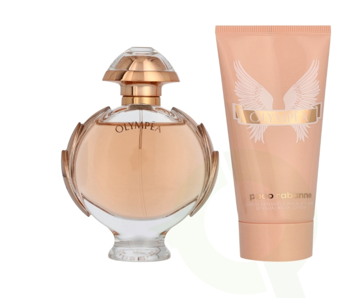 Paco Rabanne Olympea Giftset 125 ml Edp Spray 50ml/ Body Lotion 75ml in de groep BEAUTY & HEALTH / Cadeausets / Cadeausets voor haar bij TP E-commerce Nordic AB (C95731)