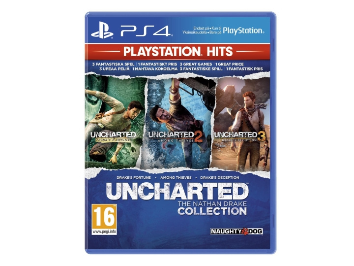 Uncharted: The Nathan Drake Collection (Playstation Hits) (PS4) in de groep HOME ELECTRONICS / Spelconsoles en accessoires / Sony PlayStation 4 / Spel bij TP E-commerce Nordic AB (C95858)