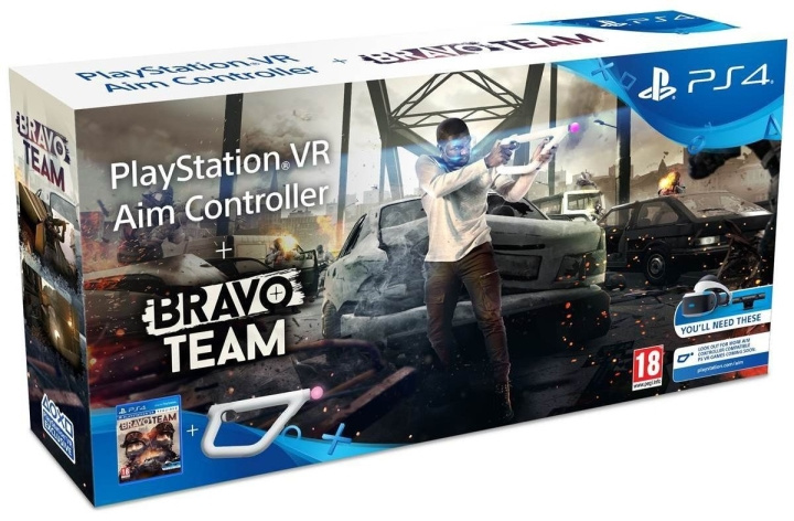 Bravo Team (VR) with Aim Controller (PS4) in de groep HOME ELECTRONICS / Spelconsoles en accessoires / Sony PlayStation 4 / Spel bij TP E-commerce Nordic AB (C95876)