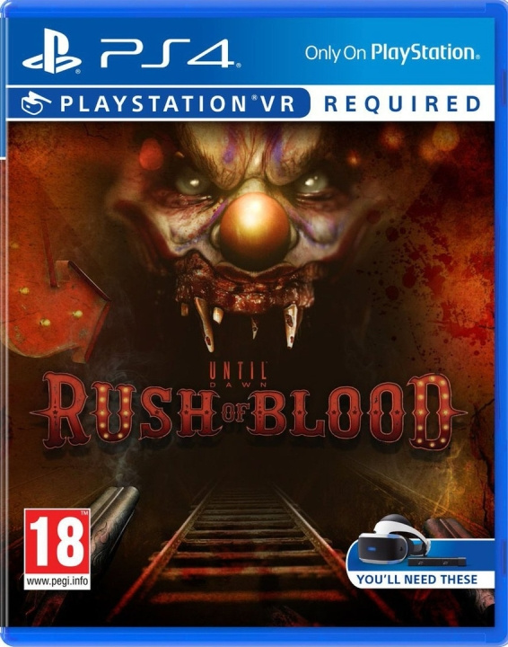 Until Dawn: Rush of Blood (UK) (VR) (PS4) in de groep HOME ELECTRONICS / Spelconsoles en accessoires / Sony PlayStation 4 / Spel bij TP E-commerce Nordic AB (C95981)