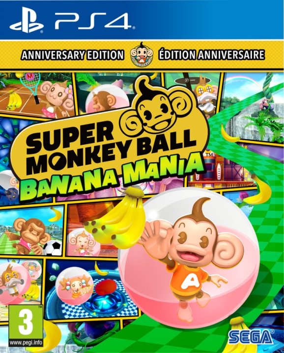 Super Monkey Ball Banana Mania (PS4) in de groep HOME ELECTRONICS / Spelconsoles en accessoires / Sony PlayStation 4 / Spel bij TP E-commerce Nordic AB (C96017)