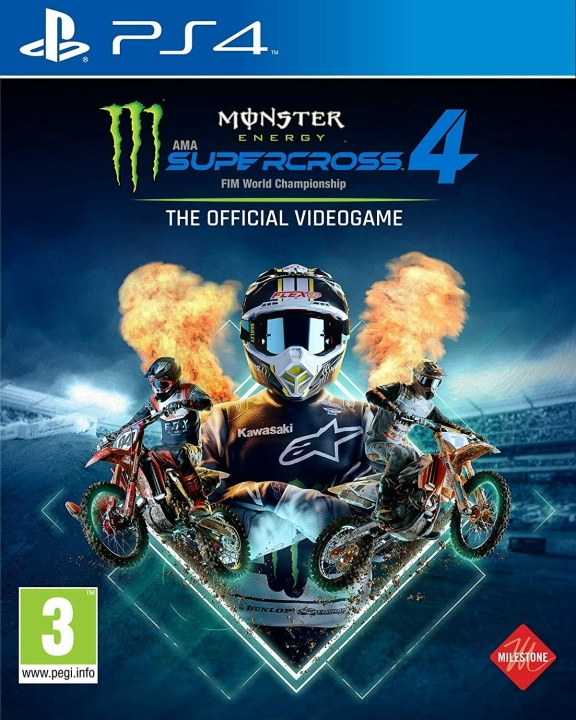 Monster Energy Supercross - The Official Videogame 4 (PS4) in de groep HOME ELECTRONICS / Spelconsoles en accessoires / Sony PlayStation 4 / Spel bij TP E-commerce Nordic AB (C96094)