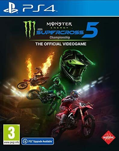 Monster Energy Supercross - The Official Videogame 5 (PS4) in de groep HOME ELECTRONICS / Spelconsoles en accessoires / Sony PlayStation 4 / Spel bij TP E-commerce Nordic AB (C96274)